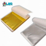 ورق ذهب / فضة للتذهيب _ 100 ورقة