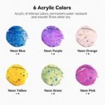 ⁦طقم ألوان أكريليك جلتر – ‏6 × 75 مل⁩ - الصورة ⁦5⁩