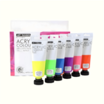 طقم ألوان أكريليك نيون – ‏6 × 75 مل