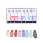 ⁦طقم ألوان أكريليك باستيل – ‏8 × 22 مل⁩ - الصورة ⁦2⁩