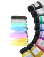 ⁦طقم ألوان أكريليك ميتاليك  – ‏8 × 22 مل⁩ - الصورة ⁦2⁩