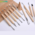 ⁦طقم أدوات تشكيل الفخار والصلصال – ‏11 قطعة⁩ - الصورة ⁦2⁩