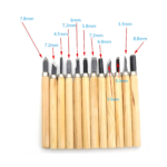 ⁦طقم أدوات نحت – ‏12 قطعة⁩ - الصورة ⁦3⁩