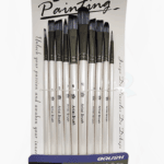 ⁦طقم فرش رسم متعددة الأشكال – ‏10 فرش⁩ - الصورة ⁦2⁩