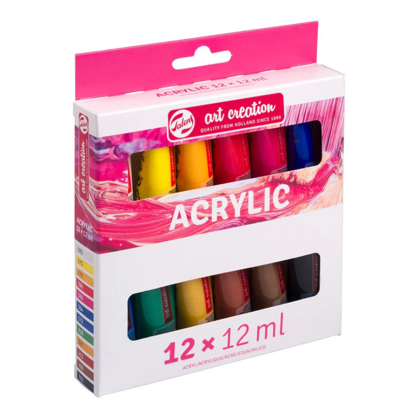 تصميم بدون عنوان - 2026-02-08T011020.222 طقم ألوان أكريليك Talens Art Creation – 12 × 12 مل - الصورة 1