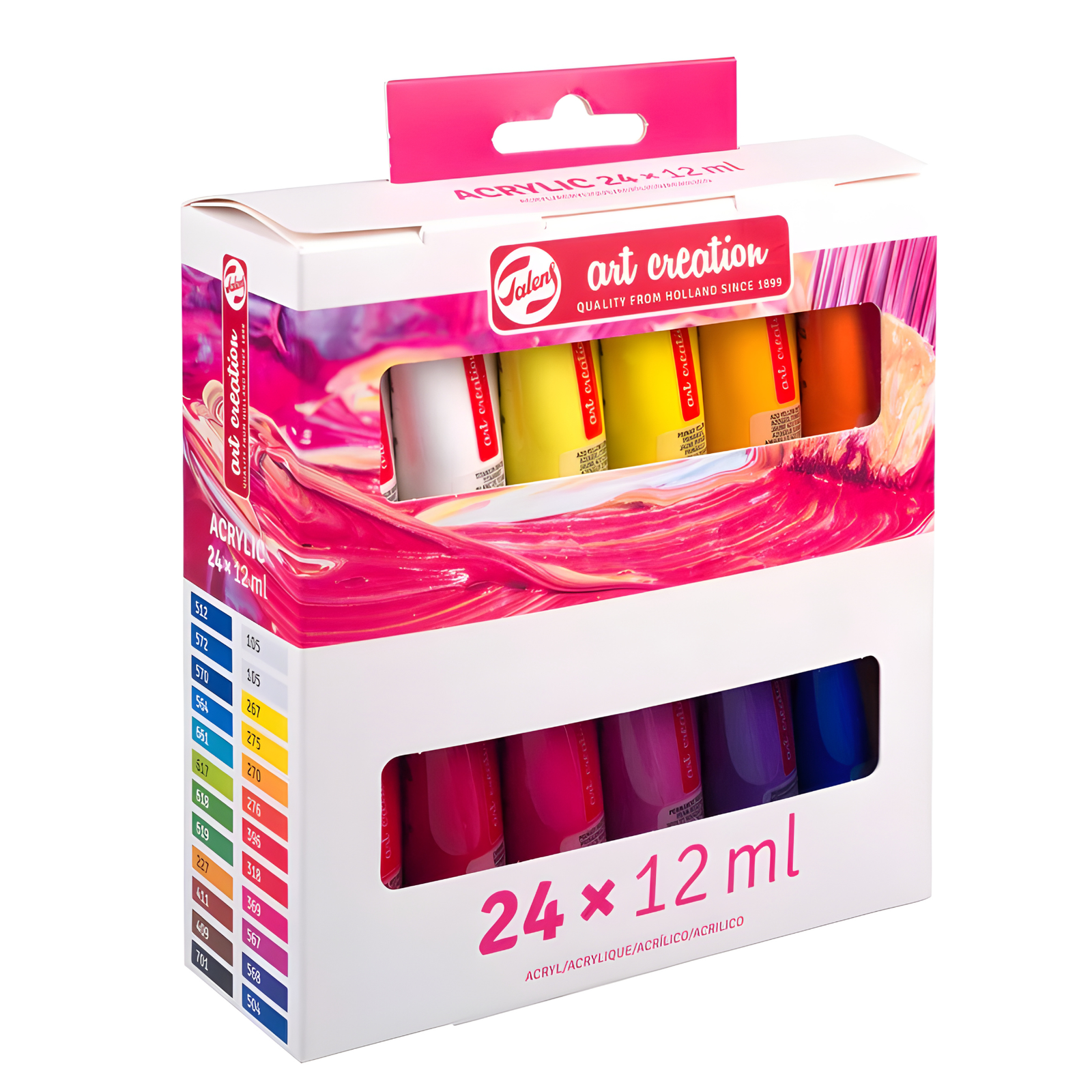 تصميم بدون عنوان - 2026-02-08T012254.991 طقم ألوان أكريليك Talens Art Creation – 24 × 12 مل - الصورة 1