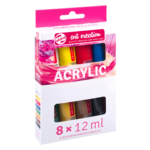 طقم ألوان أكريليك Talens Art Creation – ‏8 × 12 مل