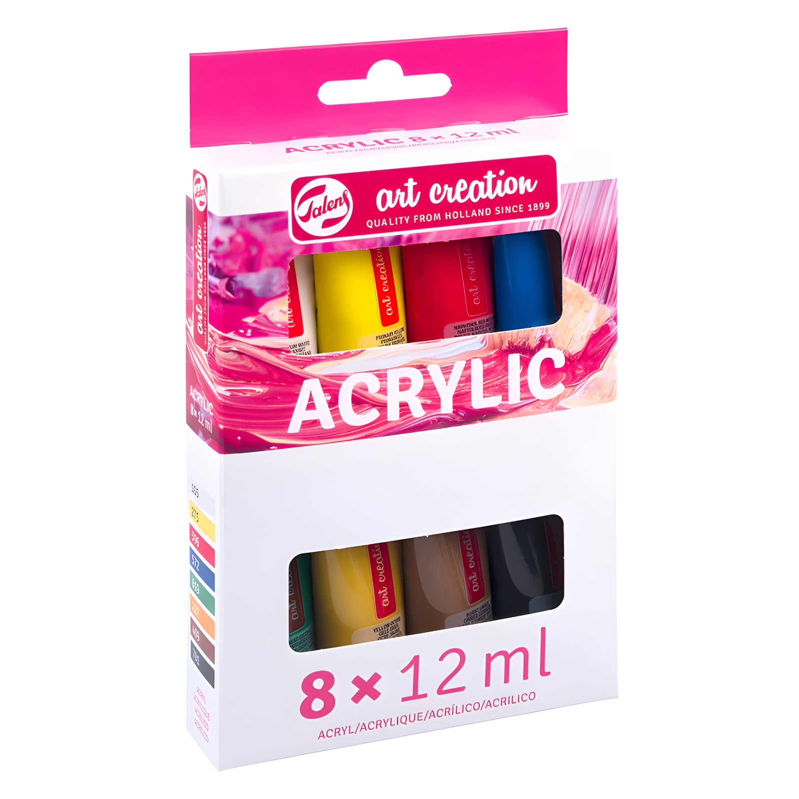 تصميم بدون عنوان - 2026-02-09T172327.902 طقم ألوان أكريليك Talens Art Creation – 8 × 12 مل - الصورة 1