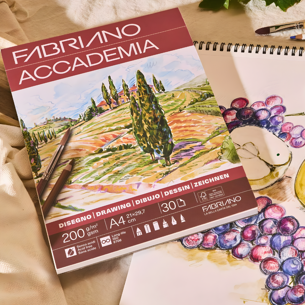 تصميم بدون عنوان - 2026-03-10T010905.159 دفنر رسم /30 صفحة/Fabriano Accademia - الصورة 1