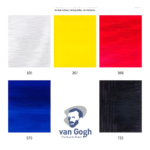 ⁦مجموعة Van Gogh Acrylic Colour – Primary Mixing Set (5 × 40 ml)⁩ - الصورة ⁦5⁩
