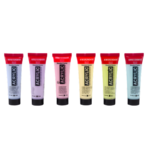 ⁦مجموعة ألوان أكريليك باستيل Amsterdam Pastel6*20ml⁩ - الصورة ⁦2⁩