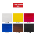 ⁦ألوان أكريليك أساسية Amsterdam Primary 6*20 ml⁩ - الصورة ⁦2⁩