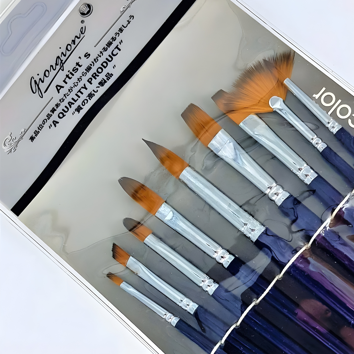 تصميم بدون عنوان - 2026-03-28T163917.724 مجموعة فراشي رسم Giorgione متنوعة 9 قطع - الصورة 1