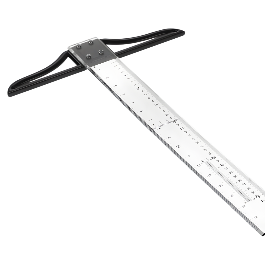 تصميم بدون عنوان - 2026-03-29T160406.016 مسطرة T للرسم الهندسي برأس متحرك وقابل للفك - الصورة 1