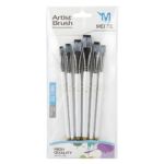 مجموعة فراشي مسطحة 6 فراشي