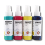 طقم ألوان أقمشة بخاخ Art Rangers – 4 × 100 ml
