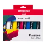طقم ألوان أكريليك Amsterdam Standard Series | 6 ألوان × 120 مل