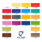 ⁦ألوان مائية فان جوخ – 20 لون (10 مل) | Van Gogh Watercolour Tube⁩ - الصورة ⁦3⁩
