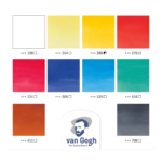 ⁦ألوان مائية فان جوخ – 10 ألوان*10 مل Van Gogh Watercolour Tube Set⁩ - الصورة ⁦3⁩