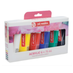 طقم ألوان أكريليك Talens Art Creation – 6 ألوان (75 مل)
