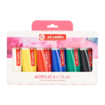طقم ألوان أكريليك Talens Art Creation – 6 ألوان (75 مل) - Image 2