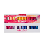 طقم ألوان أكريليك Talens Art Creation – 48 لون (12 مل) - Image 2
