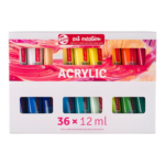 طقم ألوان أكريليك Talens Art Creation – 36 لون (12 مل) - Image 2