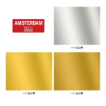 أكريليك ماركر Amsterdam ميتاليك (3 أقلام | رأس متوسط 4 مم) - Image 4