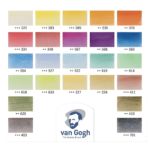 ⁦ألوان خشب مائية فان جوخ 24 لون Van Gogh Watercolour Pencils⁩ - الصورة ⁦3⁩