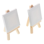 كانفاس رسم مع ستاند خشبي – جاهز للرسم - Image 2