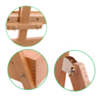 ستاند رسم احترافي من خشب الزان – ارتفاع 150 سم مع درج تخزين - Image 5